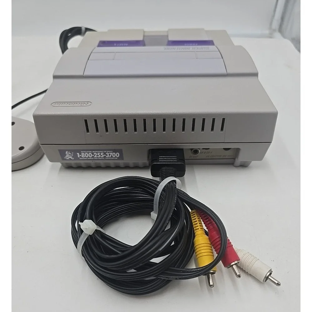 SNES Super Nintendo System Original Console Wired Retro Controllers‎ 90's TESTED